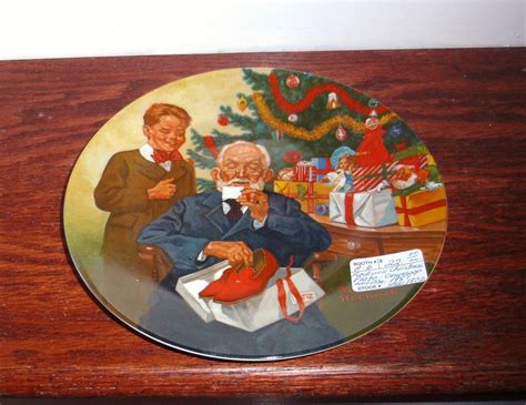 norman rockwell shadow box in metal|norman rockwell christmas plates.